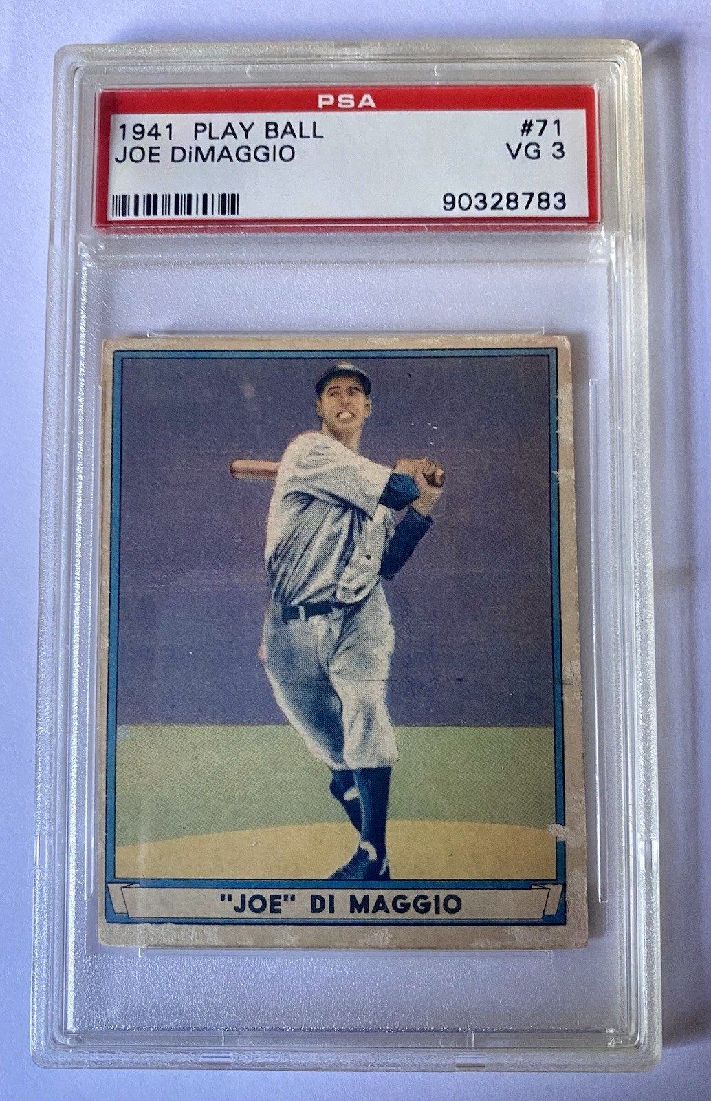 1941 Play Ball Joe DiMaggio #71 PSA 3 VG