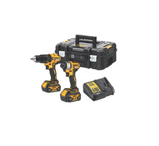 DEWALT 18V Drill DCK2060M2T 18V 2 x 4.0Ah Li-Ion XR Brushless Cordless Twin Pack