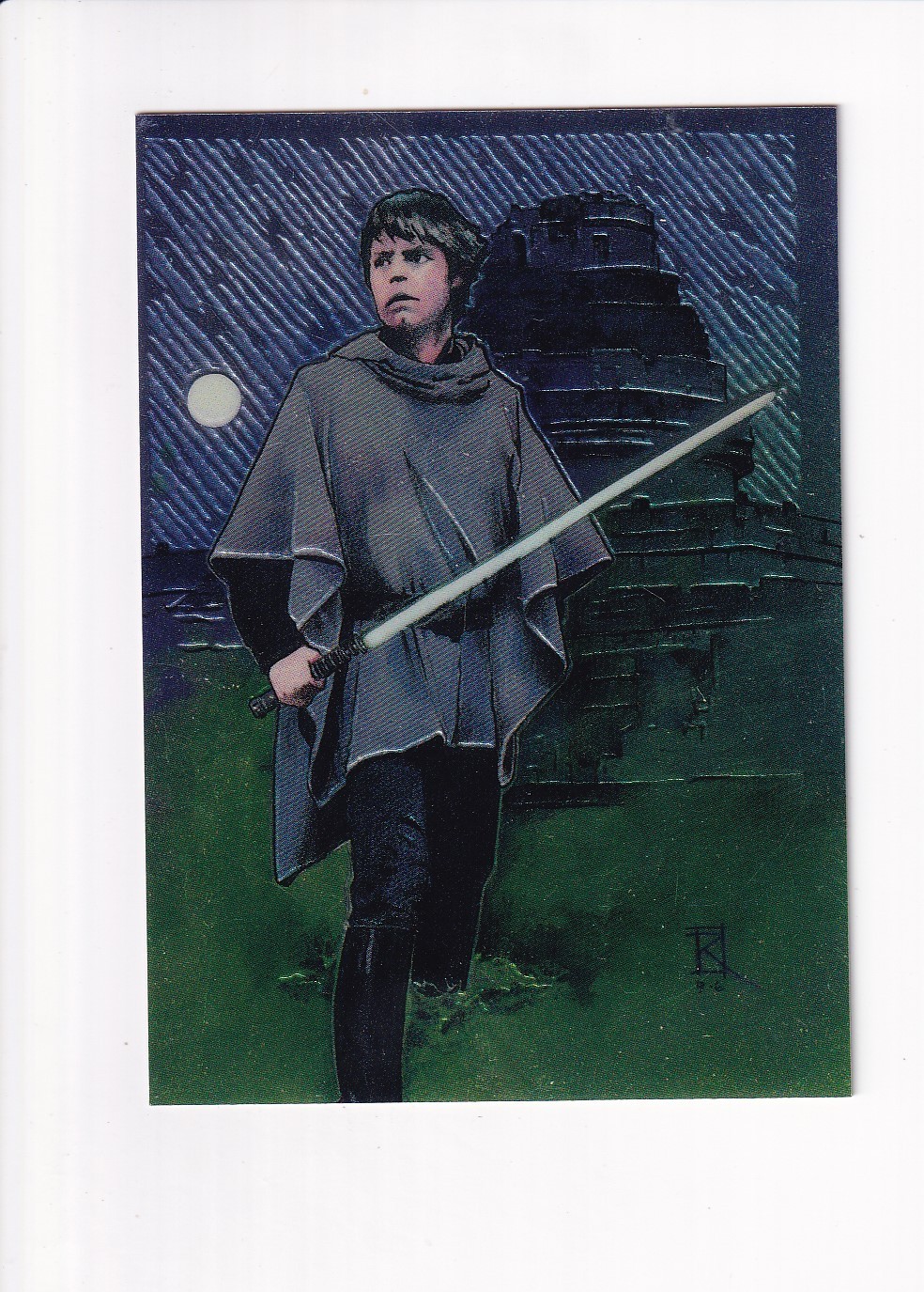 1996 Finest Star Wars #2 Luke Skywalker