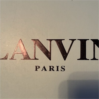 LANVIN Paris Men's Black High-Top Lace-Up Sneakers Casual Athletic