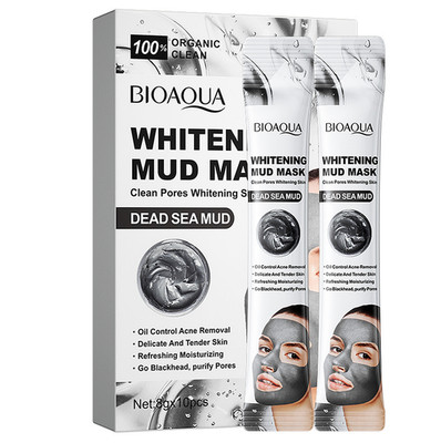 Bioaqua Dead Sea Mud Mask Control Oil Blackheads Removal Skin Smooth 8g x 10pcs