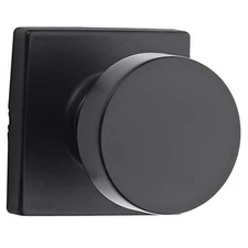  97200-896 Pismo Modern Door Knob Square Matte Black Passage