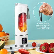 450ml Portable USB Rechargeable Juicer Cup Electric Mixer Blender Smoothie Maker