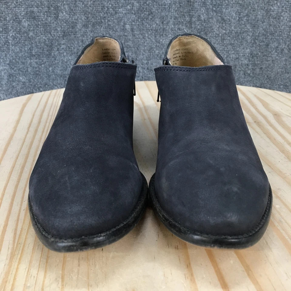 Botas Seychelles Mujer 6.5 Azul Botines Gamuza Tacones Informales Cremallera Lateral Foto 4 de 4