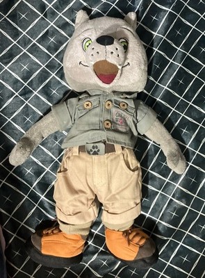 Fiesta Wiley Great Wolf Lodge Plüschtier Maskottchen Resort Souvenir Kleidung Promo Kind