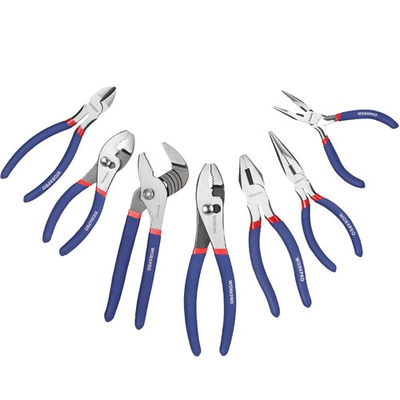 #ad #ad 7PCS WORKPRO Plier Set Groove Joint Long Nose Slip Joint Linesman Diagonal Plier $18.99
