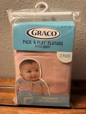 Grace Pack N Play Playard Fitted Sheets Pack of 2
