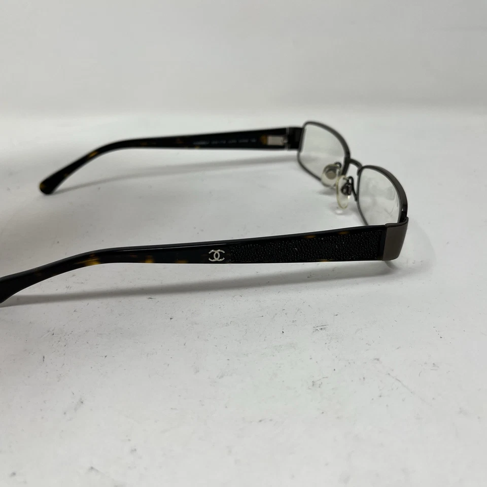 CHANEL EYEWEAR ITALY 2151-T-B 275 51-16-135 BROWN EYEGLASSES CU87 - Image 4 of 4