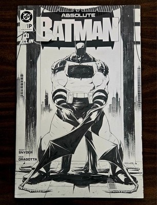Absolute Batman #1 (WIP OVERSIZED ISSUE) 9.0 VF/NM Snyder/Dragotta