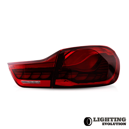 Red LED Sequential Tail Lights Fit 2014-2020 BMW 4-Series M4 F32 F33 F36 F82 GTS - Picture 2 of 19