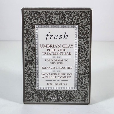 Fresh Umbrian Clay Purifying Treatment Deep Cleanser Bar for Normal to Oily 7oz