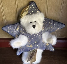 Boyd's Bear TJ’s Best Dressed Stella White Bear in Blue Star Outfit NWT