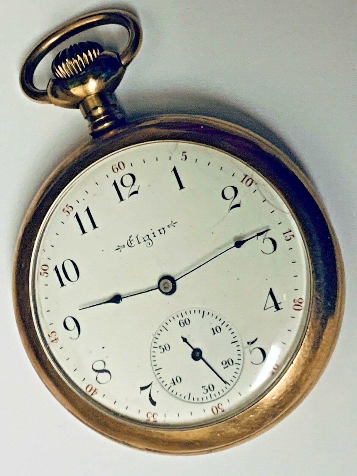 Elgin National Watch Co.   Dueber  20  Years Pocket Watch Runs