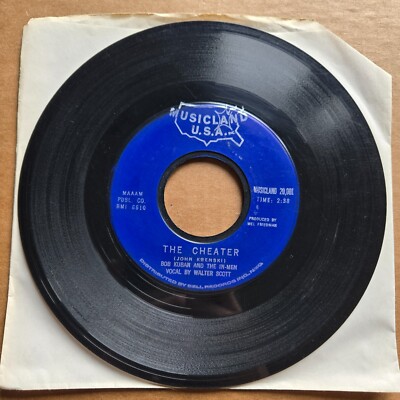 BOB KUBAN The Cheater/Try Me Baby 45 7'' Record Vinyl Records