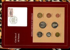 Coin sets of all nations Germany 1987-1990 UNC 5 Mark 1987 03.05.1990