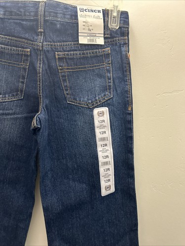 Cinch Boys' White Label Demin Straight Leg Jeans - MB12882002 - Picture 9 of 13