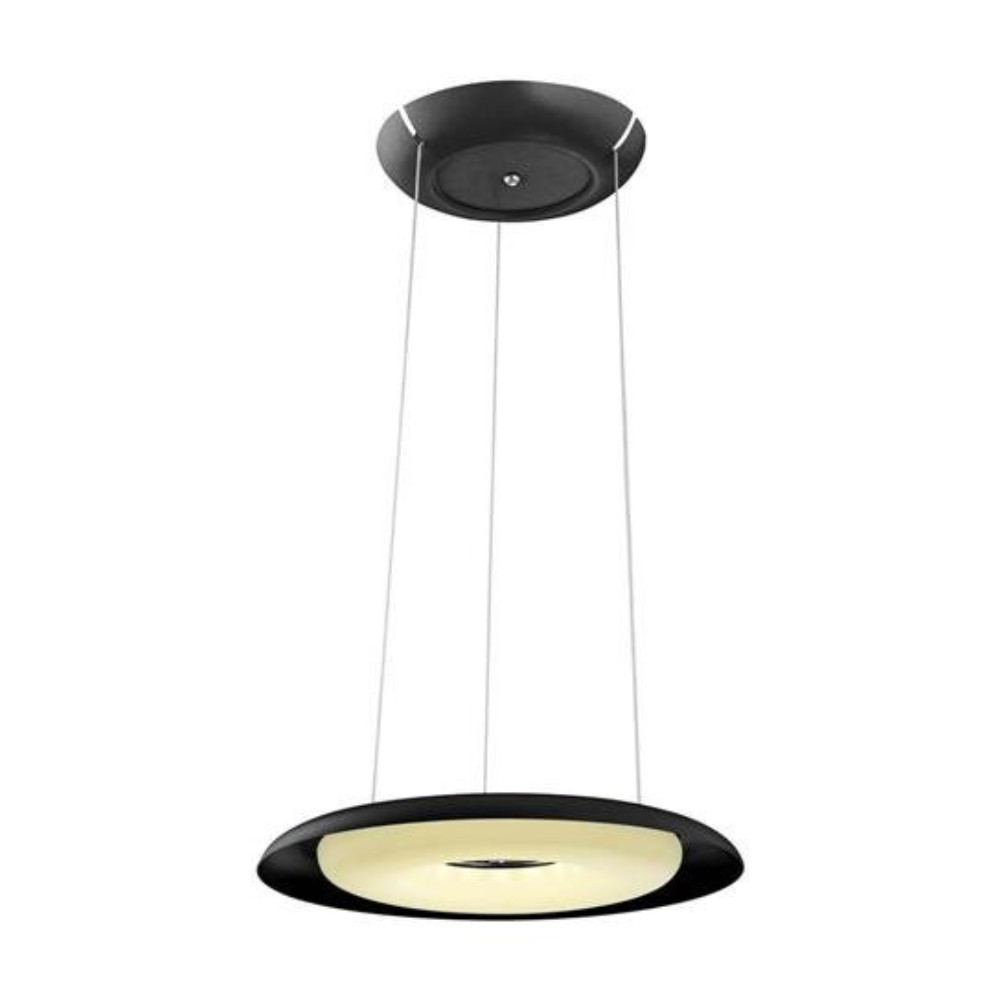 Suspension LED Deluxe-70 noire pour illuminer votre table de salle à manger