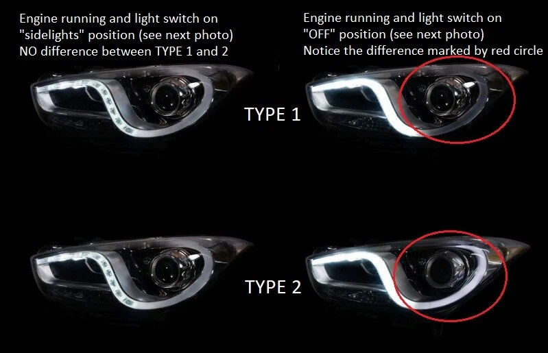 Hyundai i40 mk1 2011-2015 Phare LED Réparation Contrôle Board - Les Types (1&2) - Bild 3 von 4