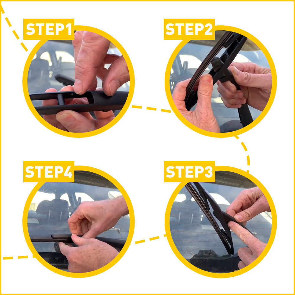 Rear Windshield Wiper Arm and Blade Set Replacement For 2005-2009 Dodge Magnum Rear Windshield Wiper Arm and Blade Set Replacement For 2005-2009 Dodge Magnum