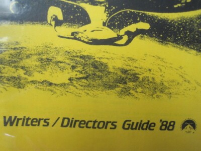 Star Trek Next Generation WRITERS DIRECTORS GUIDE Roddenberry's