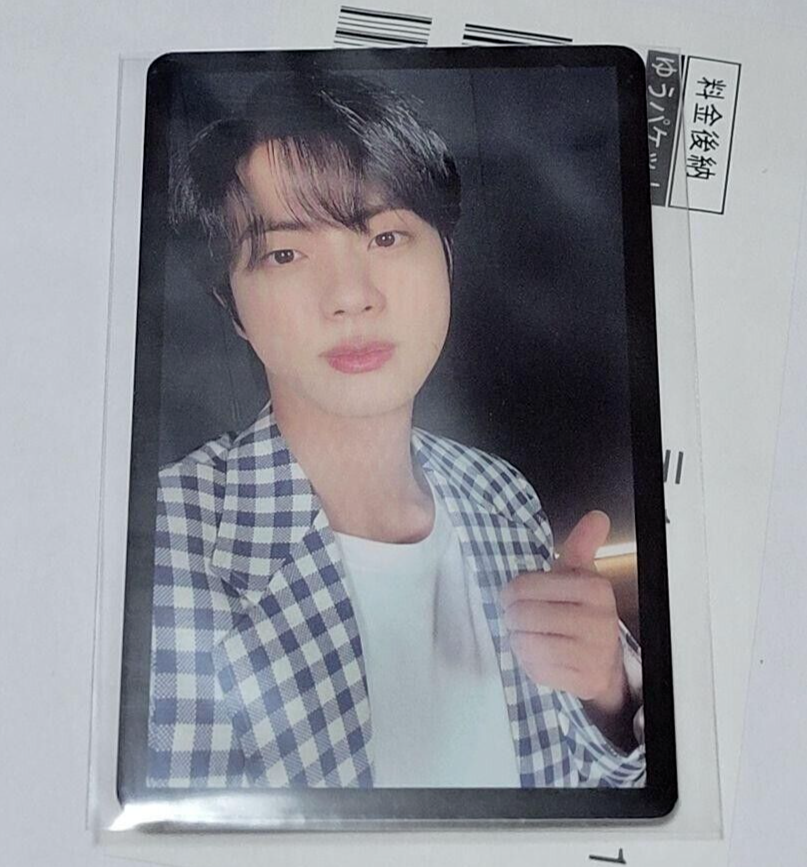 BTS JIN Proof Lucky Draw Japan FC official Photocard JPFC BTS JIN Proof Lucky Draw Japan FC official Photocard JPFC