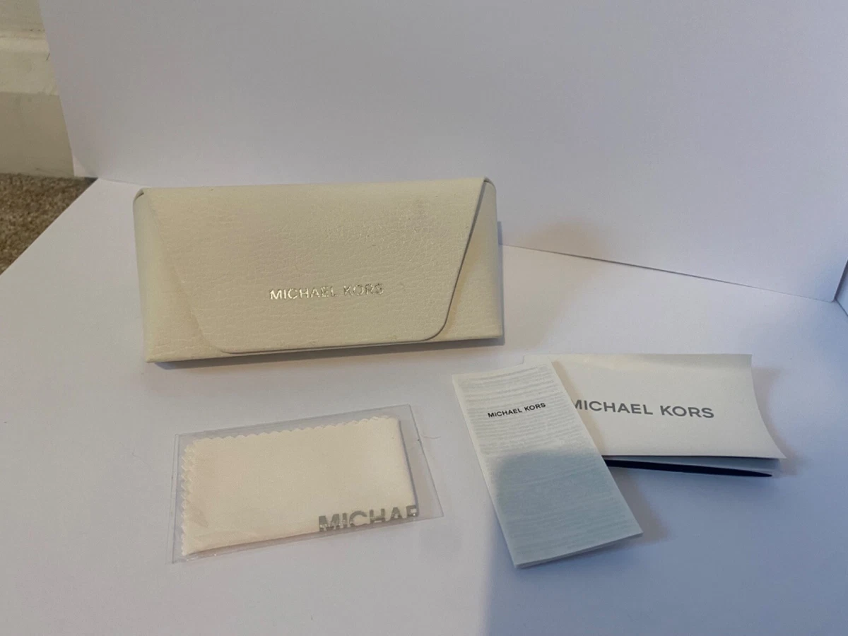 Genuine Michael Kors white spectacle case cleaning cloth