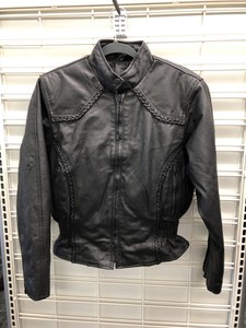 silver bike leather jacket