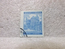 EARLY 2k BOHMEN UND MAHREN - PROTECTORATE OF BOHEMIA & MAHREN STAMP