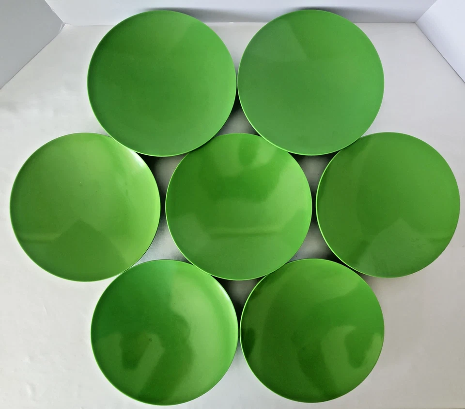 Melissa Easton para Zak! Juego de 4 ensaladeras poco profundas verde loto melamina Designs Foto 3 de 4