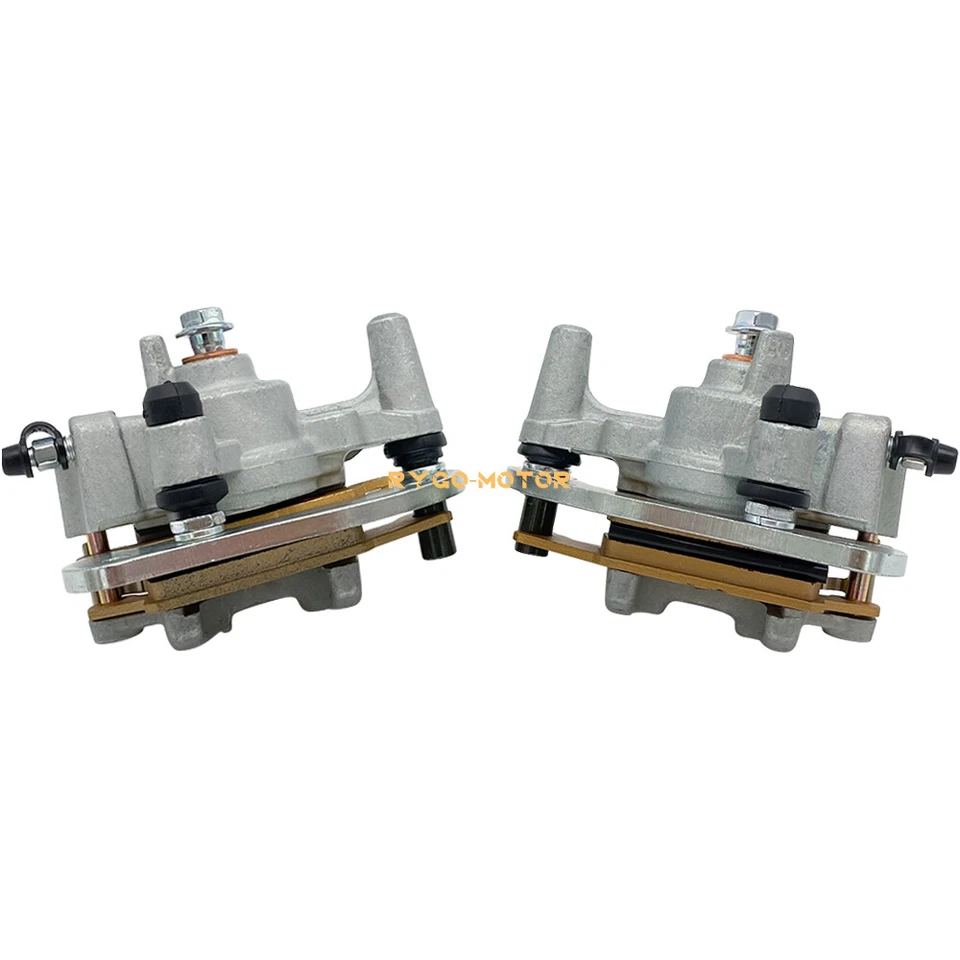 Pinzas de freno delanteras con pastillas para Yamaha Kodiak 700 YFM700 4x4 2016-2020 ATV Foto 3 de 4