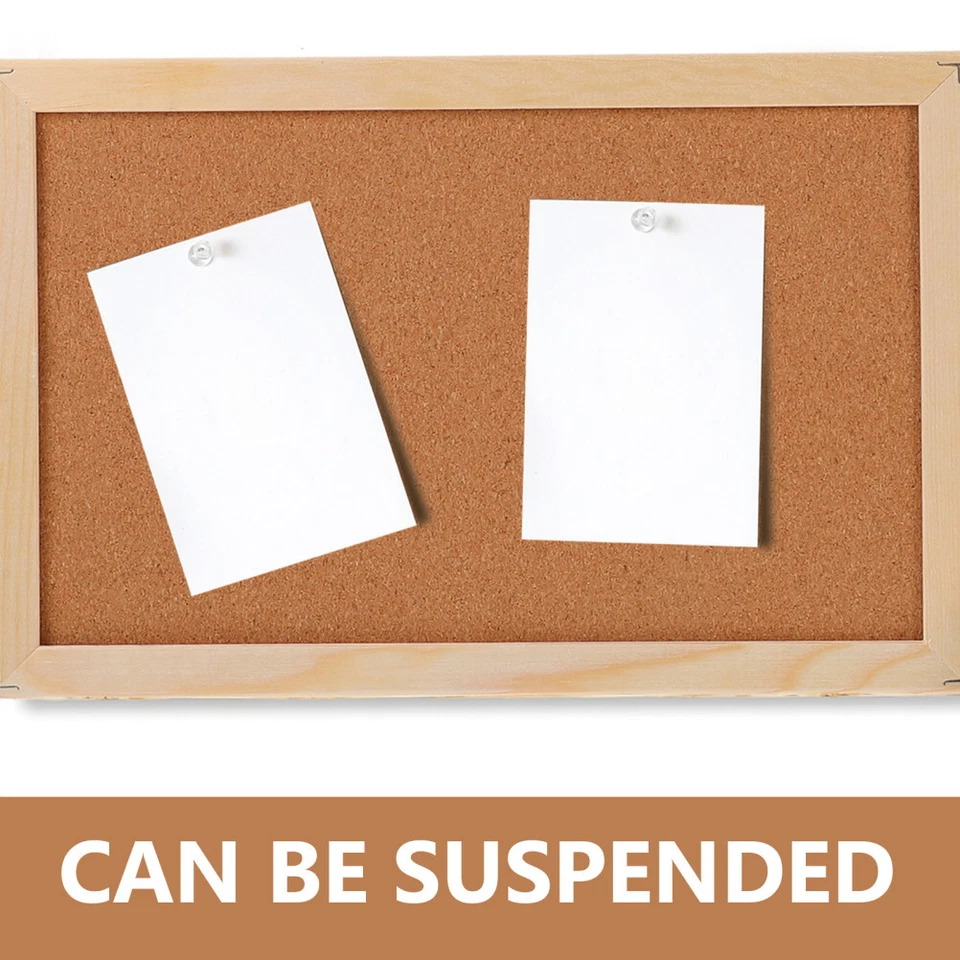 Cork Display Board Frame Bulletin Board Board Easel Stand Notice Board Small - Image 4 of 4