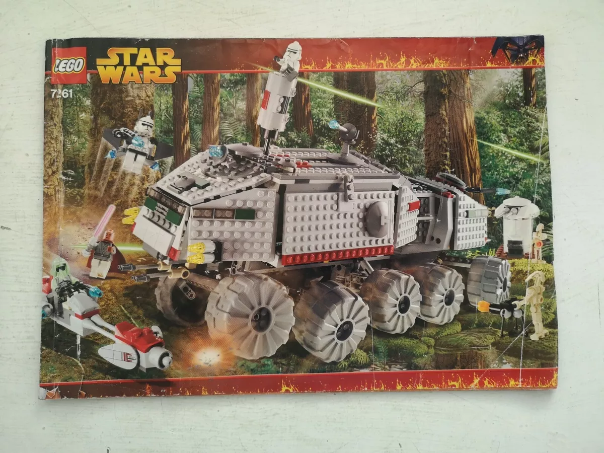 Lego Instructions 7261 Clone Turbo Tank 1 eBay