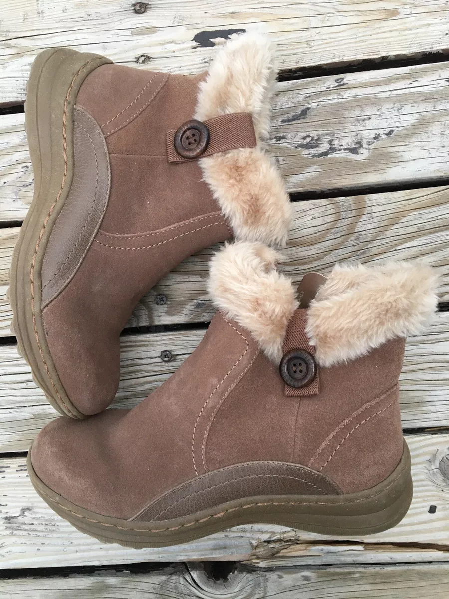 Ivory suede cheap boots