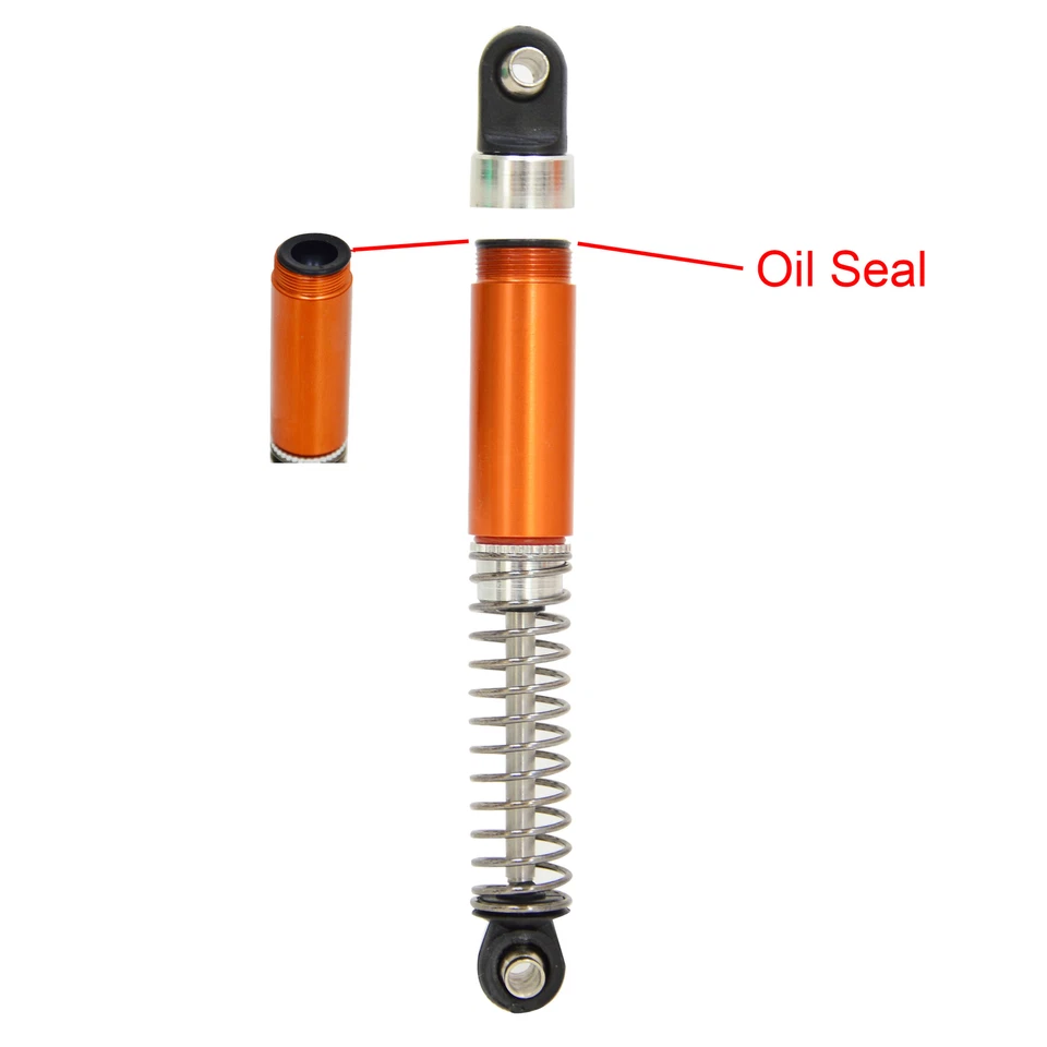 4pcs Aluminum Oil Dampers/Shocks for Tamiya Grasshopper Hornet 1/10 RC Buggy Car - Image 2 of 4