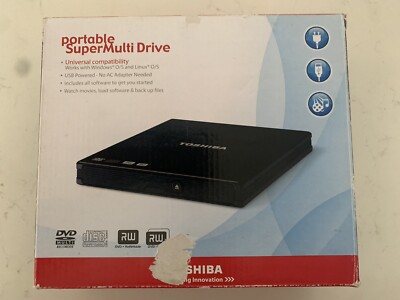 Toshiba PA3761U1DV2 USB 2.0 Portable DVD SuperMulti Drive