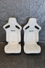 2004 HONDA S2000 AP2 F22C 2.2L AFTERMARKET BRAUM LEATHER FRONT RH LH SEATS #3373