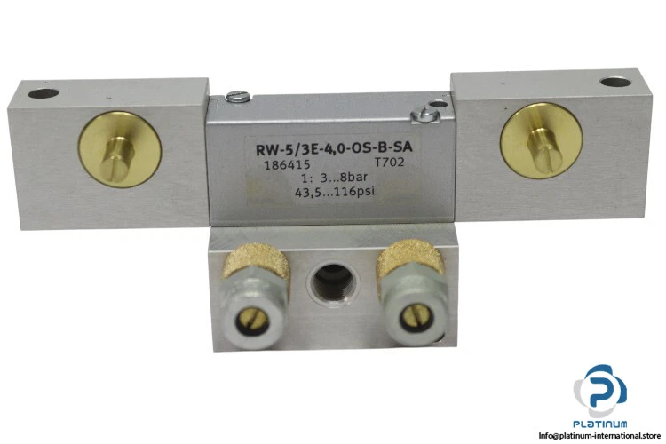 VÁLVULA SOLENÓIDE FESTO 186415_FESTO RW-5/3E-4,0-OS-B-SA_T702 - Imagem 3 de 4