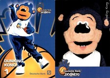 DUNKING KONG Frankfurt Skyliners  Autogramm Autogrammkarte AK Basketball BBL