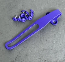 Titanium Deep Pocket Clip & Handle Screws For Benchmade Bugout 535 & Bailout 537