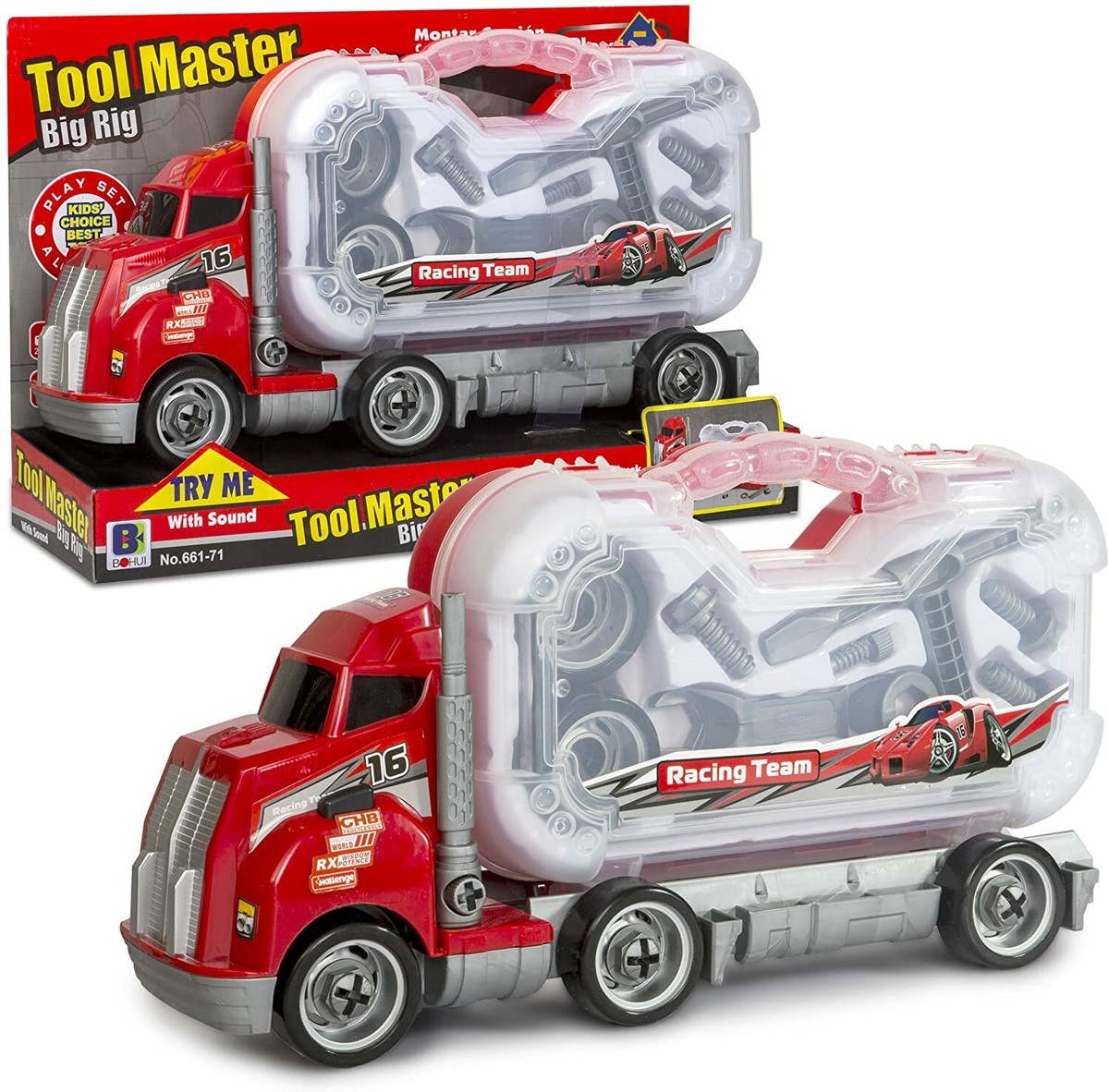Big Daddy Rig Tool Master - Toy Truck Carrier With Tools to Take Apart for  sale online | eBay UK