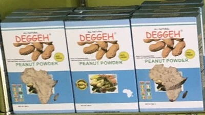 (6pack) Deggeh Natural Raw Peanut Powder, 8.8 Oz/ Pack