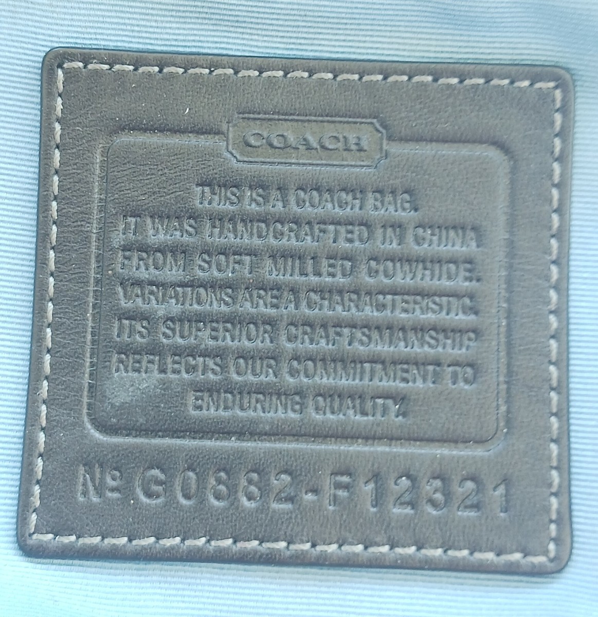 COACH ノベルティ COACH F21905 SIGNATURE STRIPE DUFFLE SIGNATURE FABRIC Dark Brown
