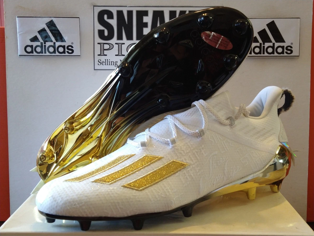 Adidas Adizero Three Stripe Life Football Cleat FW4106 White