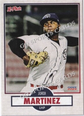 2024 Reading Fightin Phils 3rd Jordi Martinez RC Rookie Phillies Minor Baseball