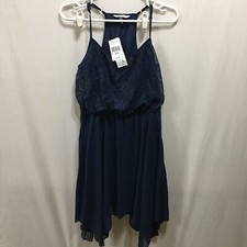 Speechless NWT Blue Dress Sleeveless Sexy Medium Summer Office Career Work Dance