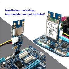 Mini PCI-E to USB Adapter with SIM Card Slot for 3G 4G WWAN/LTE Module Test card