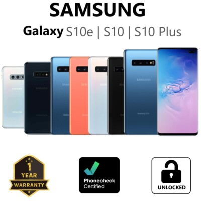 #ad Samsung Galaxy S10 S10 Plus S10e 128GB 512GB Unlocked Very Good $184.95