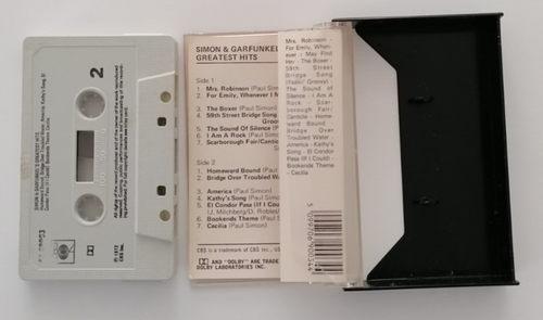 Simon & Garfunkel's Greatest Hits Cassette Tape Album - VG+ - Picture 5 of 7