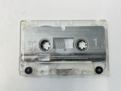 ROXX GANG THINGS YOU'VE NEVER DONE BEFORE Cassette Tape 1988 Metal Glam Tested - Picture 6 of 7