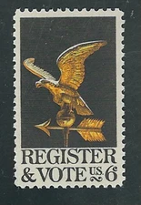 Scott  #1344... 6 Cent...Register & Vote ...16 Stamps